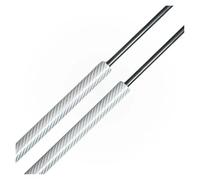 Muelle De Maletero Amortiguadores de maletero para Nissan 240SX, 200SX, 180SX S13 Hatchback (1989-1994) Amortiguadores(Silver Carbon Fiber)