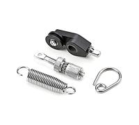 Muelle de pedal de tambor de metal con tensor, práctico, 1 juego de piezas de pedal de tambor para instrumentos de percusión