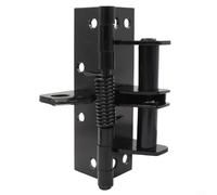 Muelle de puerta seguro y ajustable con posicionamiento de 90 grados para una mayor estabilidad (negro)