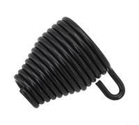 Muelle de repuesto de pala neumática para herramientas de remache neumáticas, acero al carbono, 3 piezas (8 vueltas + 10 vueltas extendidas + tipo puntiagudo), negro (3 piezas)