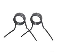 Muelle de torsión de metal para cambiador de neumáticos, retorno de válvula neumática y pedal de rotación de plato giratorio, diámetro de alambre de 2,0-3,0 mm, negro, paquete de 2, compatible