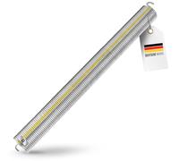 Muelle de torsión para puerta de garaje Hörmann - Disponible en 16 tamaños diferentes - (R707/R26, 864 x 50 x 6,4 mm) - Muelle de torsión galvanizado de acero al manganeso - Calidad de fabricante de