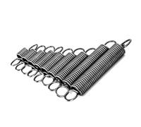 Muelle de tracción gancho cerrado doble bucle, 5pcs Muelle de tensión de gancho de lazo Diámetro 2,5 mm DE 25 mm Longitud libre 70-80 mm(2.5 x 25 x 70 mm)