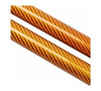 muelle neumático maletero Para A6 C7 familiar (2011-2018): Soportes de elevación del maletero trasero, amortiguadores, varillas y resortes(Orange Carbon Fiber)