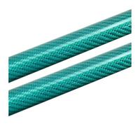 muelle neumático maletero Para A6 C7 familiar (2011-2018): Soportes de elevación del maletero trasero, amortiguadores, varillas y resortes(Green Carbon Fiber)