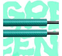 Muelle Neumático Para Mazda MX-5 MX5 Para Roadster NA NB 1989-2005 Capó Delantero Modificación Puntales Gas Amortiguador Resorte Fibra Carbono Soporte Elevación Resorte Gas(GREEN CARBON FIBER)