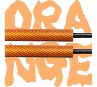 Muelle Neumático Para Mazda MX-5 MX5 Para Roadster NA NB 1989-2005 Capó Delantero Modificación Puntales Gas Amortiguador Resorte Fibra Carbono Soporte Elevación Resorte Gas(ORANGE CARBON FIBER)