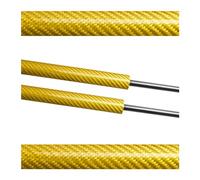 Muelle Neumático Soportes Elevación Capó Delantero Puntales Gas Resortes Amortiguadores Varilla Apoyo Piezas Motor Para Infiniti Q50 V37 2013-2022(Yellow carbon fiber)