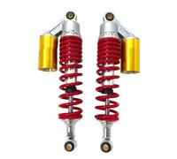 muelle neumático Suspensiones Motos Amortiguador de resorte para motocicleta compatible con Honda, Kawasaki ER-5, ER500, C1-C4, ZR1100, KZ1000, KZ500, ZR550, ZR750 y Z1000.(Red silver)