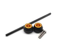 muelle neumático Suspensiones Motos Protector de eje delantero de motocicleta anticaídas y anticolisión para BMW K1200S K 1200 S K1200 S 2005-2007(Front wheel Gold)