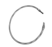 Muelle profesional para eliminar obstrucciones de drenaje con bobina de acero reforzado, funciona con taladros eléctricos para bloqueos de tuberías de 35-100 mm, resorte de serpiente