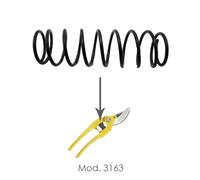 Muelle - recambio para tijeras, fabricado en acero, resistente y duradero, ideal para sustitución en tijeras Wolfpack.