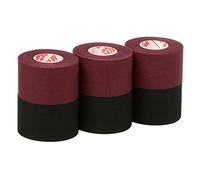 Mueller Athletic Tape Sports Tape, Maroon and Black 6 rolls