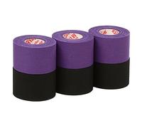 Mueller Athletic Tape Sports Tape, Purple and Black 6 rolls