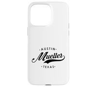Mueller Austin Texas para Mujeres y Hombres Carcasa para iPhone 15 Pro MAX