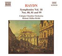 Müller-Brühl,Helmut - Haydn : Symphonies vol.18 Nos 80, 81 & 99
