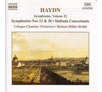Müller-Brühl,Helmut - Haydn : Symphonies Vol. 22 Nos 13, 36 + sinfonia concertante