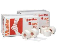 Mueller Cinta M de óxido de zinc, 1-1/2 pulgadas x 15 yardas, caja de 32