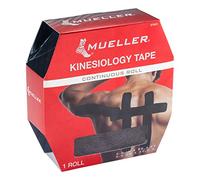 MUELLER Continuous Roll Cinta de kinesiología: 2 in. x 98 ft. (Negro)