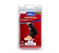MUELLER Elastic Ankle Support Tobillera, Unisex, Negro, M