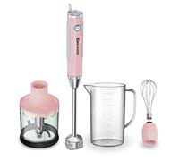 Müller Koch MK-6035 Batidora de Mano 400W - Batidora Inmersión con Velocidad Variable y LED, Cuchilla de Acero Inoxidable - Incluye Batidor y Picadora 160 ml - Potente y Silenciosa