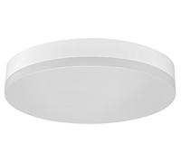 Müller-Licht 20500087 - Lámpara LED de pared y techo (redonda, con sensor de movimiento y crepuscular, 24 W, 3000 K, plástico, W, luz blanca cálida, con sensor)
