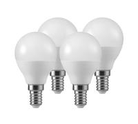 Müller-Licht Bombilla a gota LED E14 3W 2.700K mate 3+1 Set EC:EPREL:899836