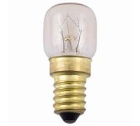 Müller Licht Lámpara de forma de pera para horno 300 grados Celsius E14, 230 V, 25 W, transparente