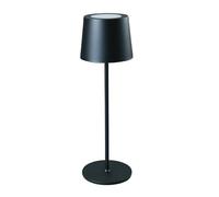 Müller-Licht Lámpara de mesa LED Rose Black 2 en 1 para interior y exterior, batería integrada, ajustable de 35 a 21,5 cm, luz blanca cálida (2700 K), intensidad regulable, IP54, protección contra el