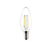 Müller-Licht LED Forma de Vela, vidrio, Blanco, E14, 2.5 W, 230 V