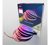 Müller-Licht TUYA - Tira de luces LED RGB para exteriores con sensor de música y wifi, controlable mediante aplicación TUYA Smartphone, 3 metros, autoadhesiva