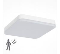 Müller Luz LED Aplique Y Lámpara De Techo Milex Sensor Blanco 28 Cm