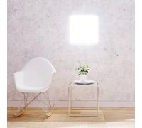 Müller luz tint panel LED Aris 30 x 30 cm, blanco