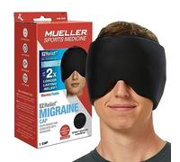 Mueller Sports Medicine EZ Relief - Gorra de migraña, para hombres y mujeres, talla única, calienta/enfría, ayuda a reducir el dolor asociado con dolores de cabeza, migrañas y tensión facial, color
