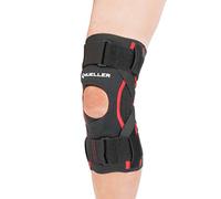 Mueller Sports Medicine OmniForce - Rodillera ajustable AKS-500, para hombres y mujeres, color negro, S/M