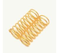 Muelles amortiguadores delanteros de acero endurecido dorado para Traxxas 1/6 Pro Scale Sand Care Funco 10942