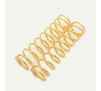 Muelles amortiguadores traseros de acero endurecido dorado para Traxxas 1/6 Pro Scale Sand Care Funco 10944