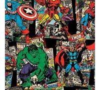 Muelles Creative Marvel Comics 43/44-Inch Wide 100% algodón D/r-Vintage Character Toss de 15 m, Otros, Multicolor