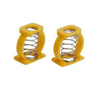 Muelles de abrazadera de bisagra de diseño elegante con hebilla C compatible con bicicletas Brompton, funcionalidad fiable (amarillo)