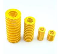 Muelles de cama calefactables, Resortes de compresión amarillos, 27 mm de diámetro exterior, 13,5 mm de diámetro interior, 30-300 mm de longitud, paquete de 1, 2, 4 TF, 27 x 13,5 x L(2pcs,100mm)