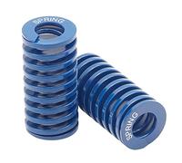 Muelles de cama calefactables, Resortes de compresión azules, varios tamaños, 27 mm de diámetro exterior, 13,5 mm de diámetro interior, paquete de 1, 2 y 4(4pcs,45mm)