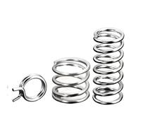 Muelles De Compresion Resorte comprimido de acero inoxidable 304, diámetro alambre 1,2mm, externo, resorte presión 6-22mm, 10 Uds para mecánicas(40mm(10Pcs),15mm)