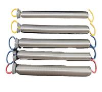 Muelles de Repuesto para Reformer de Yoga Resorte de extensión for reformador Pilates con Gancho, Equipo , Alambre música for Yoga, Resorte tensión Acero, 5 uds