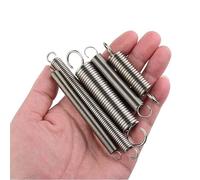 Muelles de tracción de doble gancho, Resorte de tensión de acero inoxidable 304, gancho doble de 0,6 mm de diámetro, paquete de 3-5 piezas, 70-120 mm(90mm(5pcs))