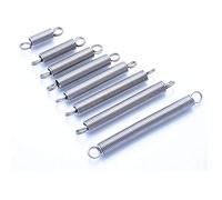 Muelles de tracción de doble gancho, Resorte de tensión de extensión de bucle cerrado de acero inoxidable 304, longitudes múltiples de 0,6x6mm, 20-300mm(0.6 * 6 * 60 * 5)