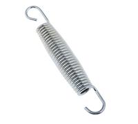 Muelles de trampolín de repuesto para trampolín de metal plateado resistente de 140 mm