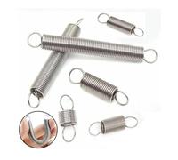 Muelles Metálicos 10 Uds 304 acero inoxidable cilindroide helicoidal extensión de retroceso tensión bobina resorte alambre diámetro 0,3mm Muelles Metálicos ( Size : 45mm , Color : 3MM_0.3MM )