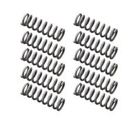 Muelles Metálicos 10 Uds Mini resortes de compresión de 10-30mm de Longitud, resortes de Acero Inoxidable 304, resortes de Pluma mecánicos Plateados, OD 4-6mm, Muelles Metálicos(0.3mm*4mm*20mm)