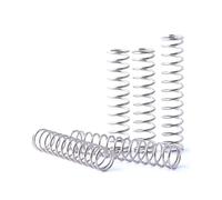 Muelles Metálicos 10 Uds resorte de compresión 304 alambre de acero inoxidable diámetro 1mm, diámetro exterior del resorte 5-20mm, longitud 10-50mm Muelles Metálicos (Size : 1 * 10 * 50)