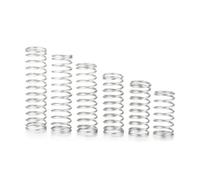 Muelles Metálicos 10 Uds. Resorte de compresión pequeño de acero inoxidable de 0,5mm de diámetro de alambre, diámetro exterior de 3mm, 4mm, 5mm, 6mm a 12mm, longitud de 5mm-50mm Muelles Metálicos ( Si